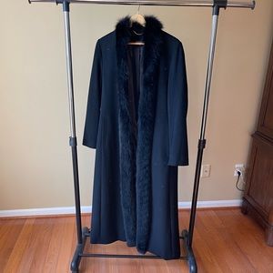 NWT Ellen Tracy Fur-lined Coat